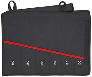 KNIPEX Tools 00 19 55 S5 LE 6 Pocket Roll-Up Tool Bag-Cobra®, Empty