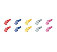 KNIPEX Tools 00 61 10 01 SBA 10 Pc KNIPEXTEND ColorCode Clips (Red, Blue, Yellow, Light Gray, Magenta)