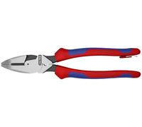 Knipex Tools 09 12 240 T BKA 9 1/4" Ultra-High Leverage Lineman's Pliers with Fish Tape Puller, Crimper, Tether Attachment