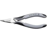 KNIPEX Tools 35 82 145 ESD Electronics 45° Angled Pliers-Half Round Tips, ESD Handles, 5-3/4"
