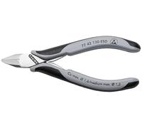 KNIPEX Tools 77 42 130 ESD Electronics Diagonal Cutters, ESD Handles, 5-1/4"