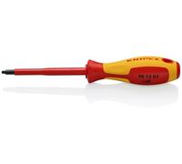 KNIPEX Tools 98 12 02 R2 Square Drive Screwdriver, 4-Inch, 1000V Insulated