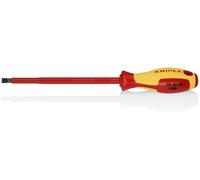 KNIPEX Tools 98 20 80 5/16-Inch Slotted Screwdriver, 7-Inch, Insulated