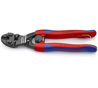 KNIPEX Tools - Cobolt Compact Bolt Cutter Multi-Component, Tethered Attachment, 20 Degree Angled (7122200TBKA)