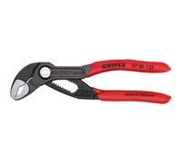 KNIPEX Tools - Cobra Water Pump Pliers (8701125), 5-Inch,Red and Silver