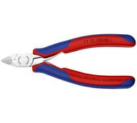 KNIPEX Tools - Electronics Diagonal Cutters with Carbide Metal Cutting Edges, Multi-Component (7732120H)