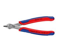 KNIPEX Tools - Electronics Super Knips, INOX Steel, Multi-Component (7803125), 5-Inch