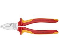 KNIPEX Tools - High Leverage Combination Pliers, Chrome, 1000V Insulated (206180)