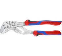 KNIPEX Tools - Pliers Wrench, Chrome, Multi-Component (8605180), 7-1/4 inches