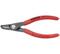 KNIPEX Tools - Precision Circlip Pliers, Internal, 90 Degree Angled, 15/32"-1" Bore Dia. (4821J11)