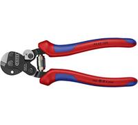 KNIPEX Tools - Wire Rope Cutters, Multi-Component (9562160), 6-Inch, w/Lock and Spring