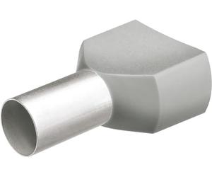 KNIPEX Twin Wire Ferrules with Plastic Collar 100 Pieces Each, 97 99 375