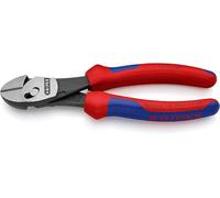 Knipex TwinForce® High Performance Diagonal Cutters black atramentized, with multi-component grips 180 mm (self-service card/blister) 73 72 180 BK