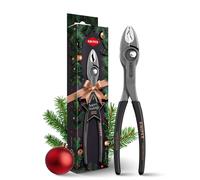 KNIPEX TwinGrip 82 01 200 S02 Christmas Edition - Front & Side Grab Pliers 200mm Black Atramentized - Limited Edition Bronze Logo Snap Adjustment 4-22mm