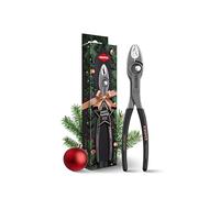 KNIPEX TwinGrip 82 01 200 S02 Christmas Edition - Front & Side Gripping Pliers 200 mm Black Atramentized - Limited Edition with Bronze Logo, Push Button Adjustment, 4-22 mm