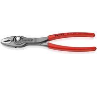 KNIPEX Twingrip Front and Side Gripping Pliers Self-Service Card with Non-Slip Plastic Coating 200 mm, 82 01 200