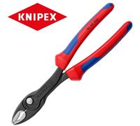 KNIPEX 8202200 TwinGrip Slip Joint Pliers 200mm Multi-Component Grip