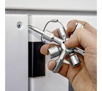 Knipex TwinKey Universal Control Cabinet and Shut-off Multi Key