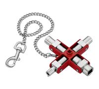 Knipex Universal Key for all standard cabinets and shut-off systems 90 mm (self-service card/blister) 00 11 06