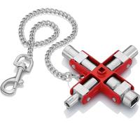 Knipex Universal Key for all standard cabinets and shut-off systems 90 mm (self-service card/blister) 00 11 06