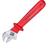 Knipex Adjustable Wrench chrome-plated, with dipped insulation 260 mm 98 07 250