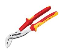 Knipex Alligator® Water Pump Pliers chrome-plated, insulated with multi-component grips, VDE-tested 250 mm (self-service card/blister) 88 06 250 SB