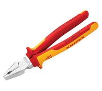 Knipex Combination Pliers 02 06 225 SB – VDE insulated, high-leverage, 225 mm