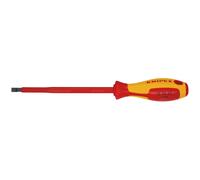 KNIPEX VDE Insulated Slotted Screwdriver 6.5 x 150mm 98 20 65