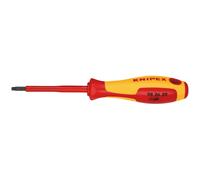 KNIPEX VDE Insulated Torx Screwdriver TX20 x 80mm Anti Roll Handle 34660