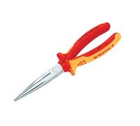 Knipex VDE Long Snipe Nose Side Cutting Pliers 200mm 26 16 200 SB