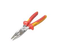 KNIPEX Vde Multifunctional Installation Pliers With Opening Spring 200Mm in Red Knipex Red