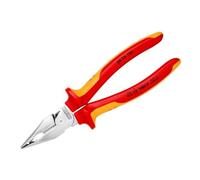 Knipex VDE Needle Nose Combination Pliers 185mm Tested To 10,000V KPX0826185SB