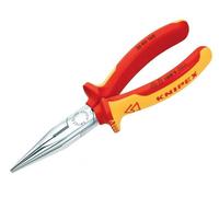 Knipex Vde Snipe Nose Side Cutting Pliers - 160mm Precision Tool For Electricians