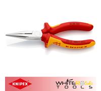 KNIPEX VDE Snipe Nose Side Cutting Pliers Radio Plier 160mm Chrome 25 06 160