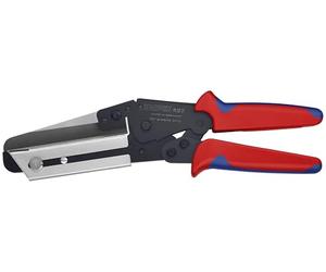 KNIPEX Vinyl Shears for Cable Ducts, Red