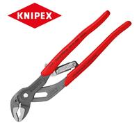 Knipex SmartGrip® Water Pump Pliers with automatic adjustment grey atramentized, with non-slip plastic coating 250 mm 85 01 250