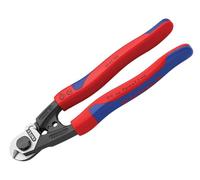 Knipex 95 62 190 SB Wire Rope/Bowden Cable Cutters Multi-Component Grip 190mm (7