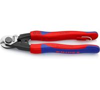 KNIPEX Wire Rope Cutter forged (190 mm) 95 62 190 T, multicoloured