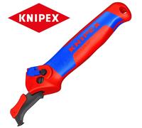 KNIPEX 16 50 145 SB Wire Sheath Stripper Cutter with Guide Shoe Ratchet Function
