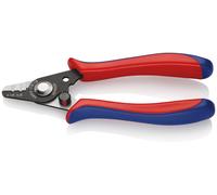 Knipex Wire Stripper for fibre optics burnished, with plastic grips 130 mm 12 82 130 SB