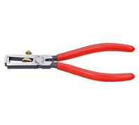 Knipex Insulation Stripper with opening spring, universal black atramentized, plastic coated 160 mm 11 01 160