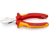 KNIPEX X-Cut Compact Diagonal Cutter Chrome-Plated Insulated, 73 06 160 T
