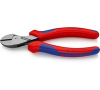 Knipex X-Cut® Compact Diagonal Cutter high lever transmission black atramentized, with multi-component grips 160 mm (self-service card/blister) 73 02 160 SB