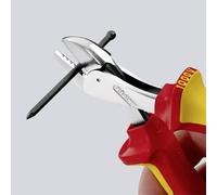 Knipex 73 06 160 X-Cut VDE Compact Side Cutter, High Leverage, 160 mm