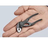 Knipex 87 00 100 Mini Cobra XS 100mm Hightech Water Pump Pliers - Smallest Full-Function, 28mm Opening, 60 HRC Teeth
