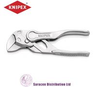KNIPEX XS WATERPUMP PLIERS & WRENCH, 100mm 4" - 86 04 100