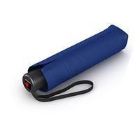 Knirps A.050 Medium Manual Pocket Umbrella - Compact and Weatherproof - Stable - Windproof, blue, S, Modern or classic