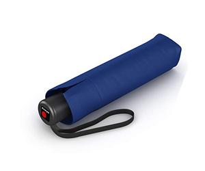 Knirps A.050 Medium Manual Pocket Umbrella - Compact and Weatherproof - Stable - Windproof, blue, S, Modern or classic