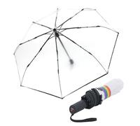 Knirps A.200 Medium Duomatic Folding Transparent Umbrella Pride