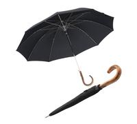 Knirps S.770 Long Automatic Stick Umbrella, Straight, Lightweight, Premium, Italian Maple Wood Handle